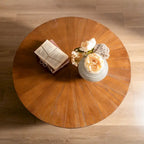 Table basse style vintage en forme de seau avec fonction de rangement