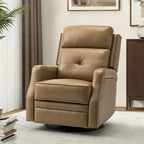 Fauteuil inclinable de salon avec piètement en métal