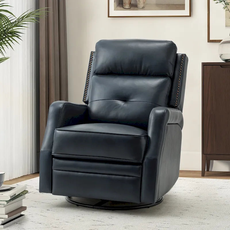Fauteuil inclinable de salon avec piètement en métal