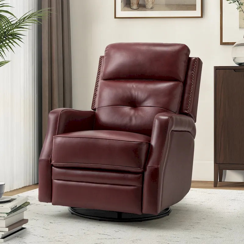 Fauteuil inclinable de salon avec piètement en métal