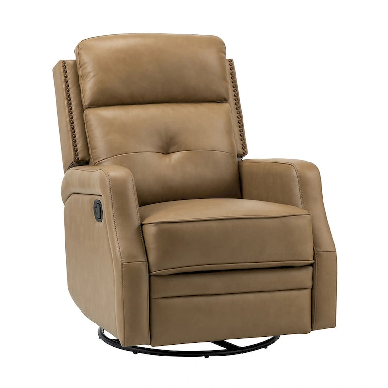 Fauteuil inclinable de salon avec piètement en métal
