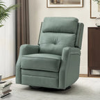 Fauteuil inclinable de salon avec piètement en métal