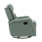 Fauteuil inclinable de salon avec piètement en métal