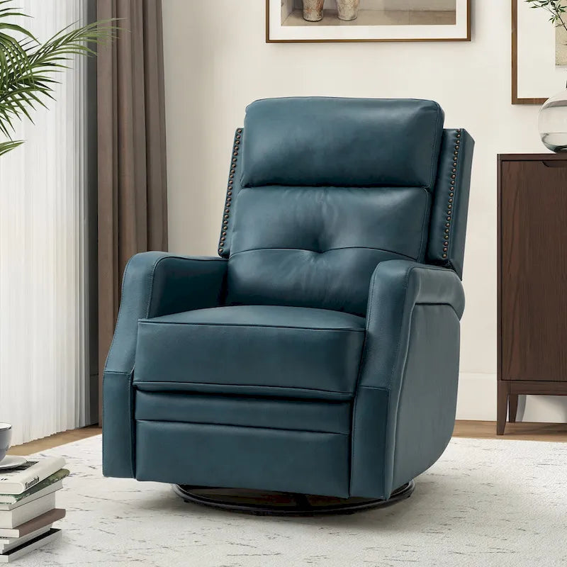 Fauteuil inclinable de salon avec piètement en métal