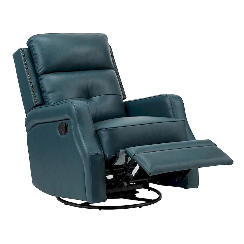 Fauteuil inclinable de salon avec piètement en métal