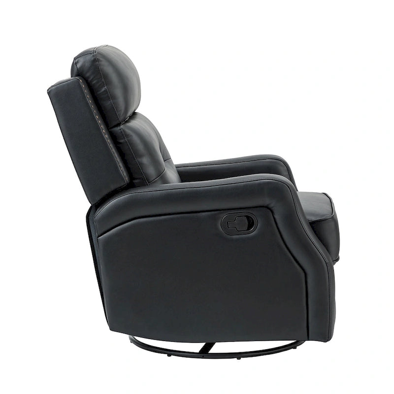 Fauteuil inclinable de salon avec piètement en métal