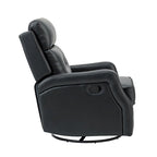 Fauteuil inclinable de salon avec piètement en métal