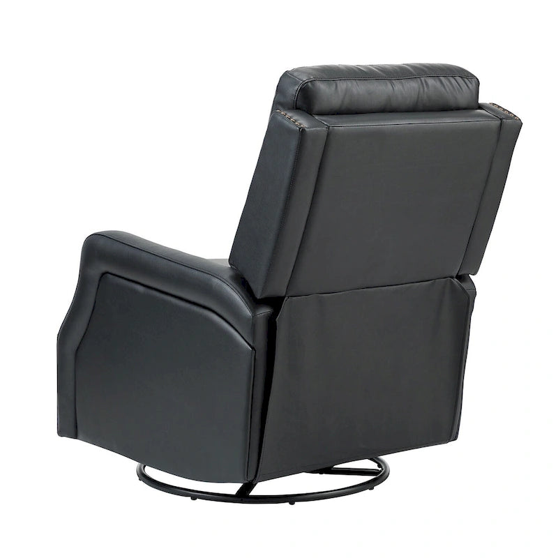 Fauteuil inclinable de salon avec piètement en métal