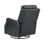 Fauteuil inclinable de salon avec piètement en métal