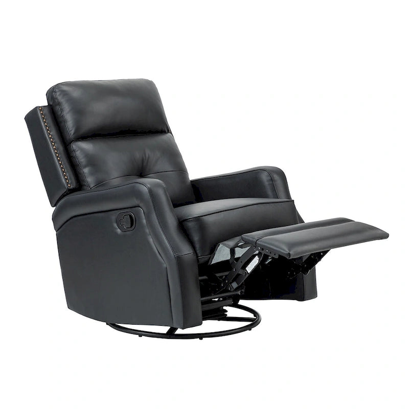 Fauteuil inclinable de salon avec piètement en métal