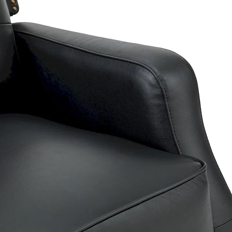 Fauteuil inclinable de salon avec piètement en métal