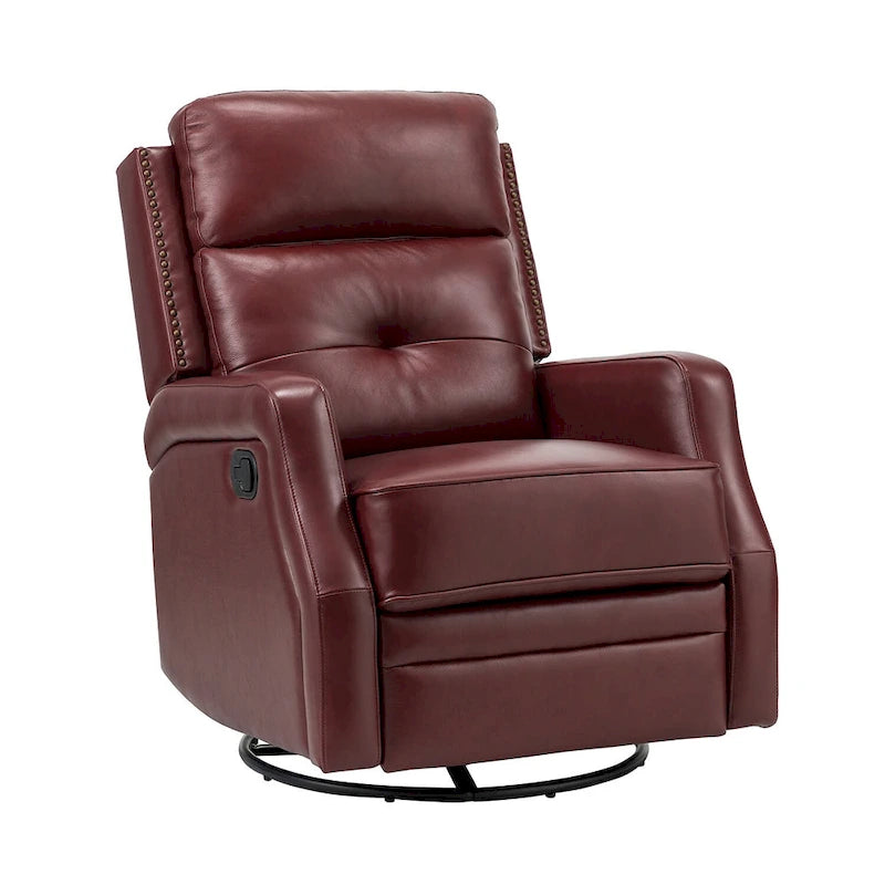 Fauteuil inclinable de salon avec piètement en métal