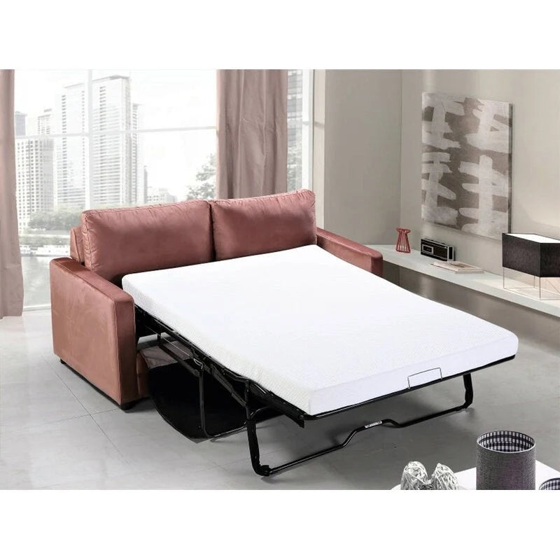 Canapé convertible en velours de 70 pouces de côté