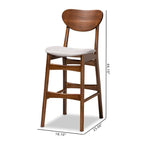 Tabouret de bar style médiéval moderne Katya
