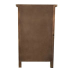 Table d'appoint en bois avec 3 tiroirs sculptés, Table d'appoint vintage