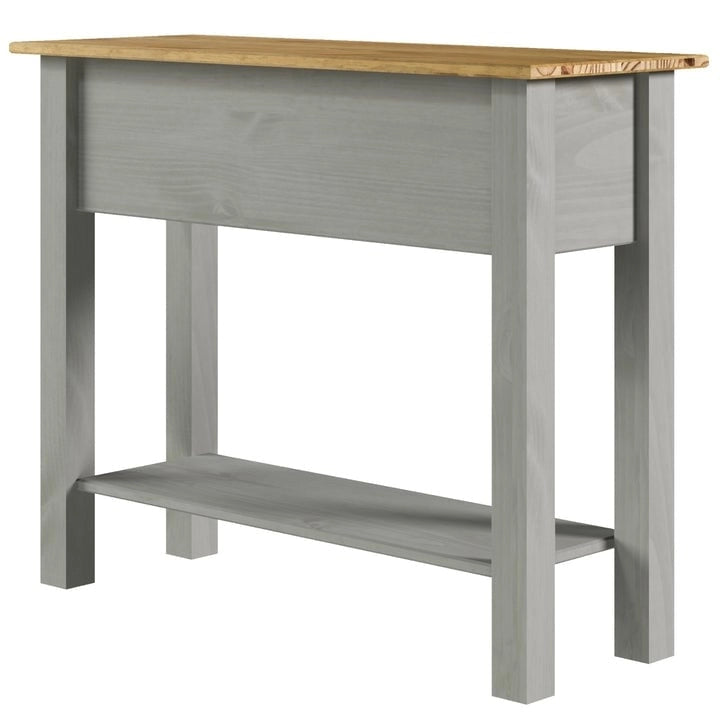 Console de table en bois 2 tiroirs