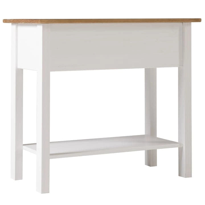 Console de table en bois 2 tiroirs
