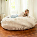 Canapé cocon de 1,80 m - grand pouf pour adulte