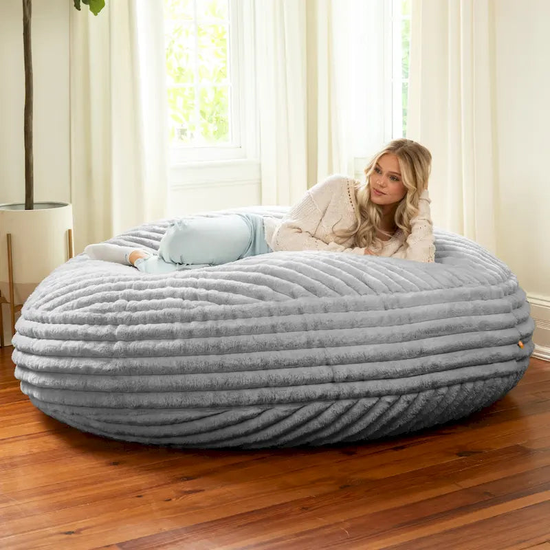 Canapé cocon de 1,80 m - grand pouf pour adulte