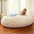 Canapé cocon de 1,80 m - grand pouf pour adulte