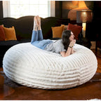 Canapé cocon de 1,80 m - grand pouf pour adulte