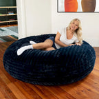 Canapé cocon de 1,80 m - grand pouf pour adulte