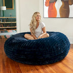 Canapé cocon de 1,80 m - grand pouf pour adulte