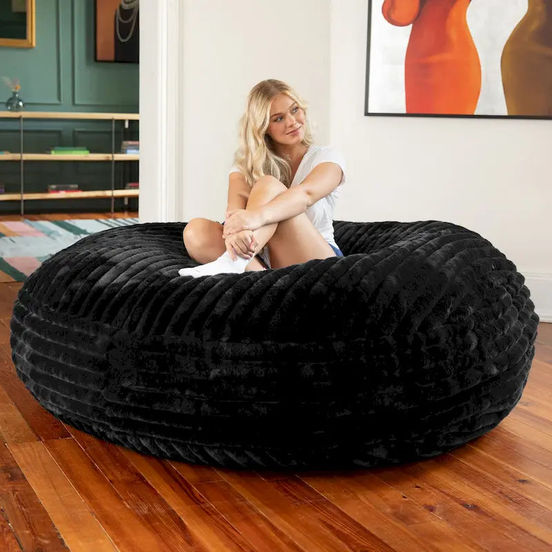 Canapé cocon de 1,80 m - grand pouf pour adulte