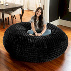 Canapé cocon de 1,80 m - grand pouf pour adulte