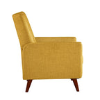 Ensemble de 2 fauteuils inclinables manuels modernes avec pieds en bois massif