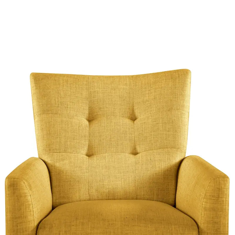 Ensemble de 2 fauteuils inclinables manuels modernes avec pieds en bois massif