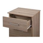 Table de chevet en bois à 3 tiroirs