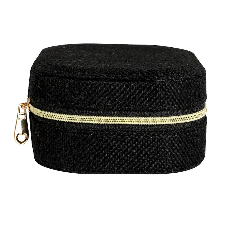 Boîte de rangement de voyage pour bijoux en tissu Household Essentials - 5,0 L x 3,8 l x 2,0 H