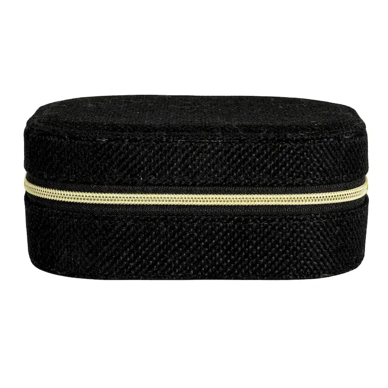 Boîte de rangement de voyage pour bijoux en tissu Household Essentials - 5,0 L x 3,8 l x 2,0 H