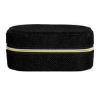 Boîte de rangement de voyage pour bijoux en tissu Household Essentials - 5,0 L x 3,8 l x 2,0 H