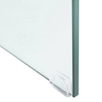 Table basse moderne en verre – 43,3 x 23,6 x 16,5 pouces – 43 de large x 24 de profondeur x 17 de haut