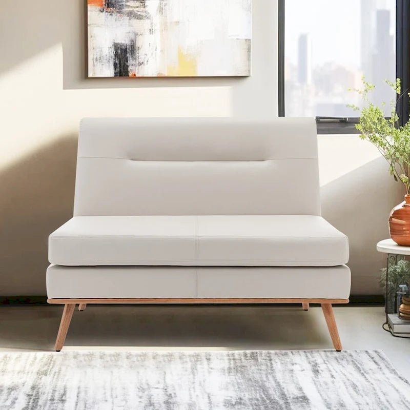 Causeuse, petit canapé moderne et confortable pour la chambre et le salon, petite causeuse pour petits espaces, montage facile