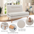 Causeuse, petit canapé moderne et confortable pour la chambre et le salon, petite causeuse pour petits espaces, montage facile
