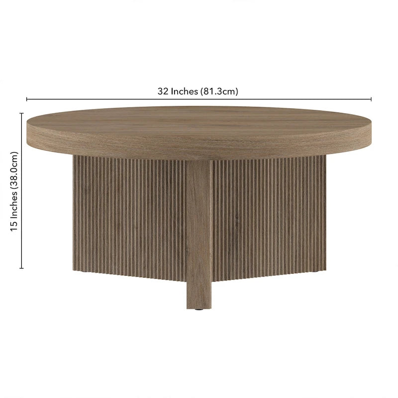 Table basse ronde de 32 de large - 32 de large
