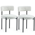 Chaises de salle à manger, chaises de cuisine modernes du milieu du siècle, lot de 2