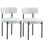 Chaises de salle à manger, chaises de cuisine modernes du milieu du siècle, lot de 2