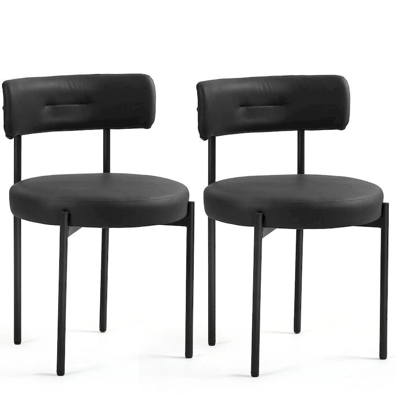 Chaises de salle à manger, chaises de cuisine modernes du milieu du siècle, lot de 2