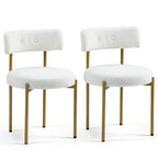 Chaises de salle à manger, chaises de cuisine modernes du milieu du siècle, lot de 2