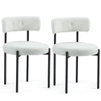 Chaises de salle à manger, chaises de cuisine modernes du milieu du siècle, lot de 2