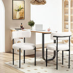 Chaises de salle à manger, chaises de cuisine modernes du milieu du siècle, lot de 2