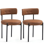 Chaises de salle à manger, chaises de cuisine modernes du milieu du siècle, lot de 2