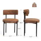 Chaises de salle à manger, chaises de cuisine modernes du milieu du siècle, lot de 2