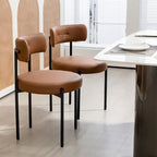 Chaises de salle à manger, chaises de cuisine modernes du milieu du siècle, lot de 2