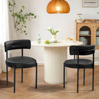 Chaises de salle à manger, chaises de cuisine modernes du milieu du siècle, lot de 2