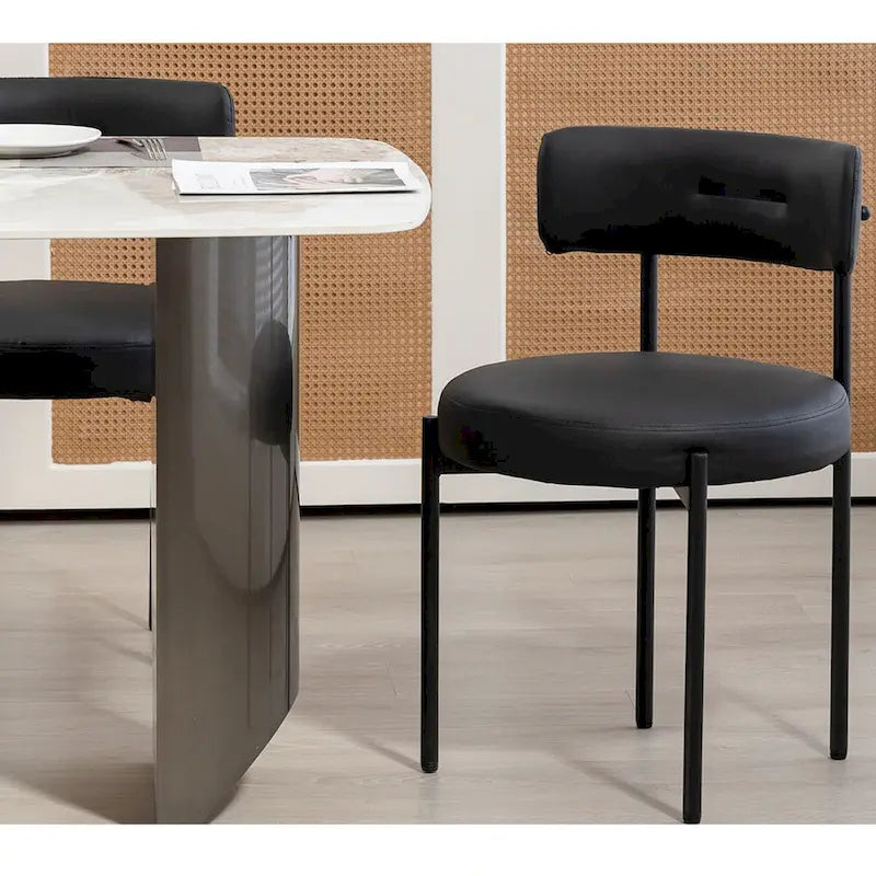 Chaises de salle à manger, chaises de cuisine modernes du milieu du siècle, lot de 2